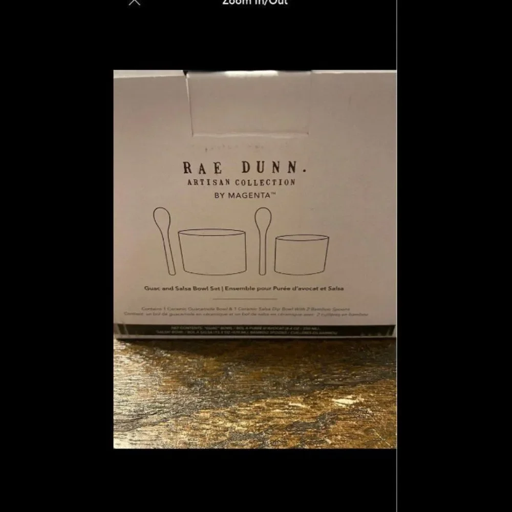 Brand new rae dunn‎ guac and salsa bowls